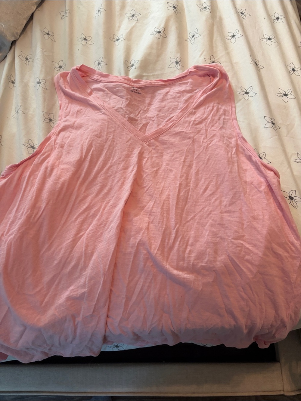 Madewell Pink V-Neck Sleeveless Women’s Top